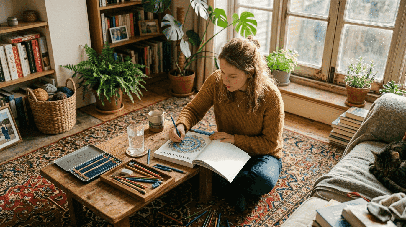 Colouring as stress relief: a mindful guide for adults